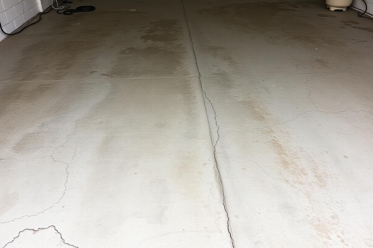 Residential Epoxy Floor Coating before